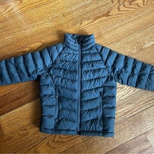Polo Ralph Lauren Boys Dark Gray Puffer Jacket 3T Quilted Zip Coat Preppy EUC